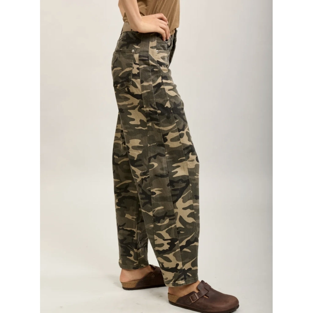 Qnuz 9493 Barrel Camo Jeans