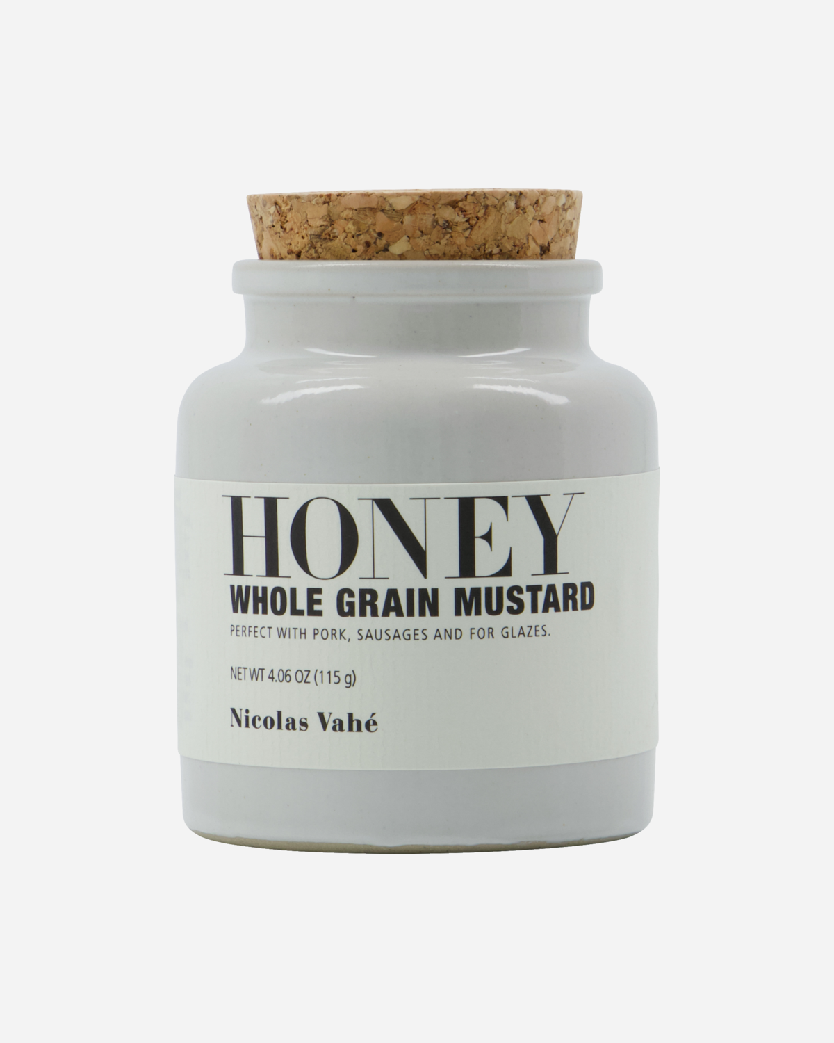 NV Mustard, Honey & whole grain, 115 g