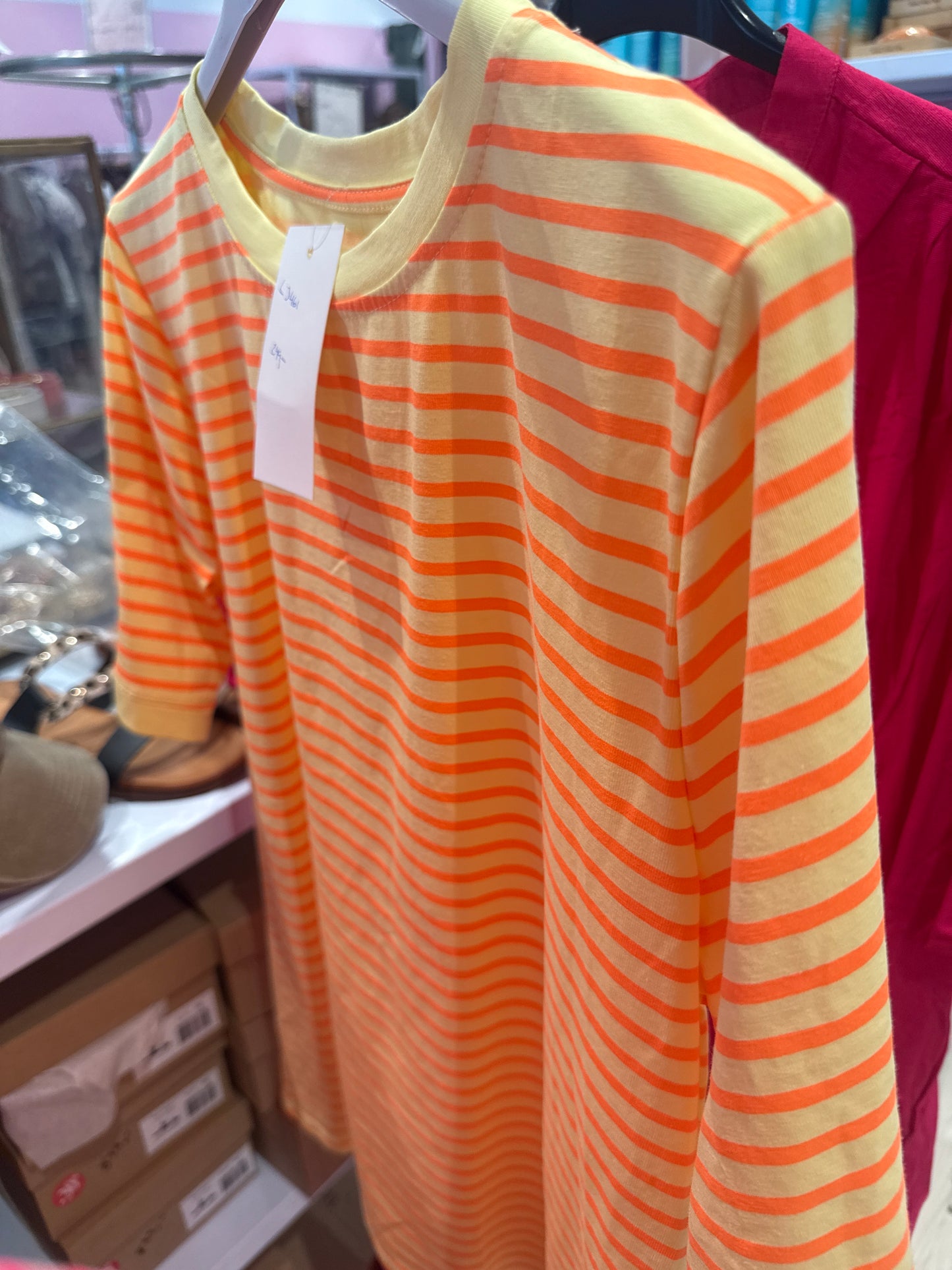 l3461 tshirt gul/orange