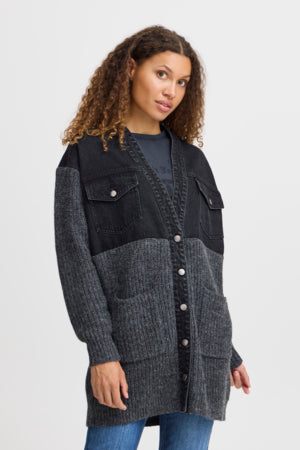 PZANKE Mix fabric Cardigan
