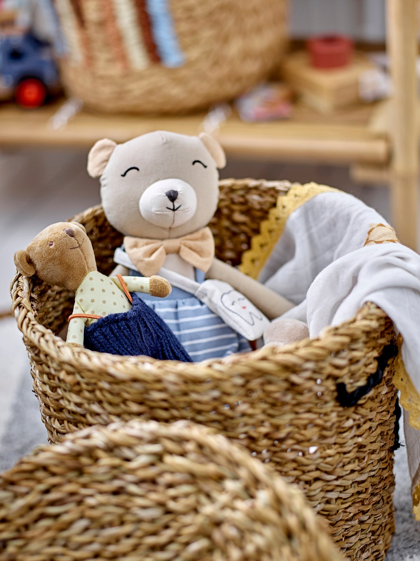 Teddie Tandfe, Blå, Polyester