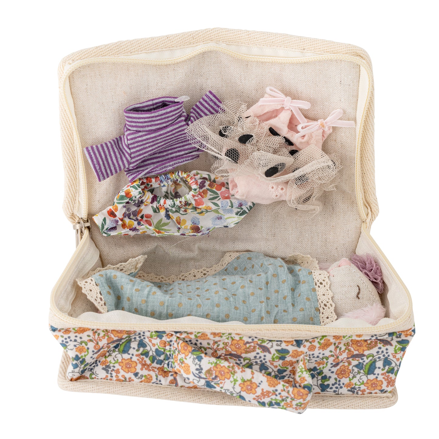 Milly Dukke, Brun, Polyester