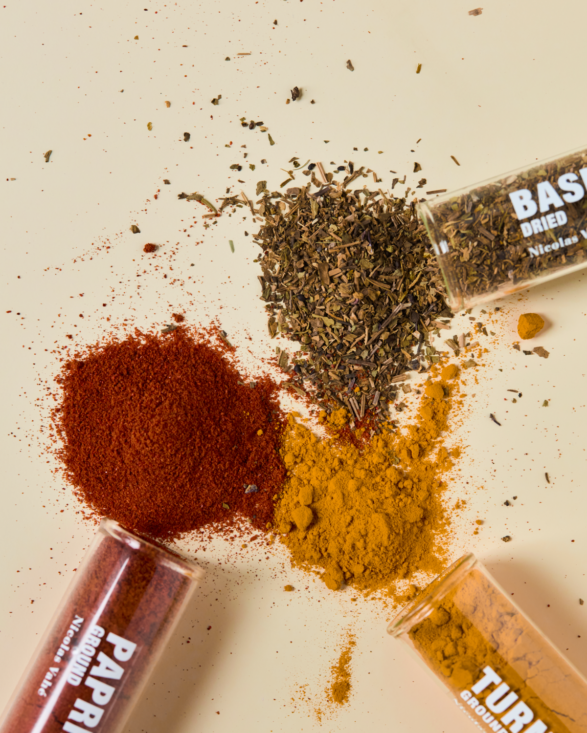 spice is up-Basil, paprika turmeric