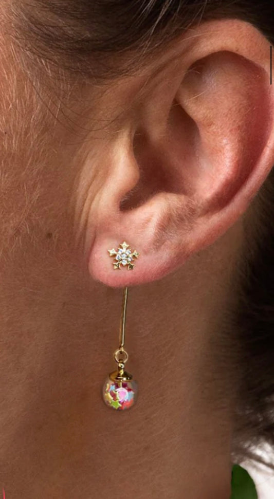 ORNAMENTAL - 18 KARAT FORGYLDNING MED KLARE ZIRKONER