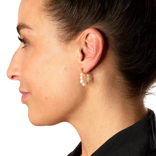 Szhirley #PearlStringEarRing