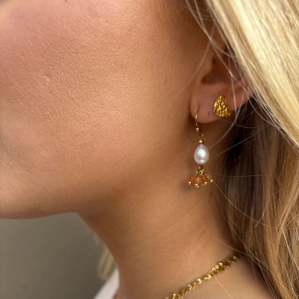 Rustic Heart Earstud