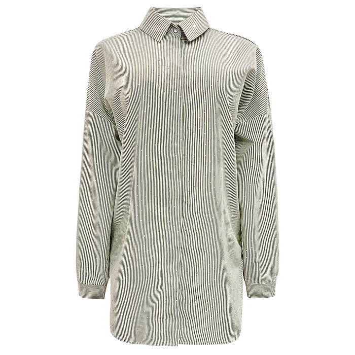 SARA LS SHIRT army dimond