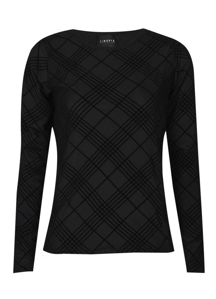 22081 mesh BLACK CHECK