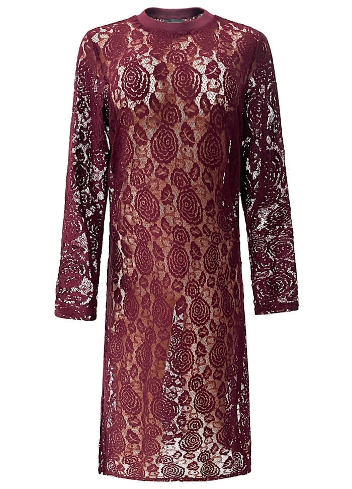 Lacy Ls Long Dress 22272