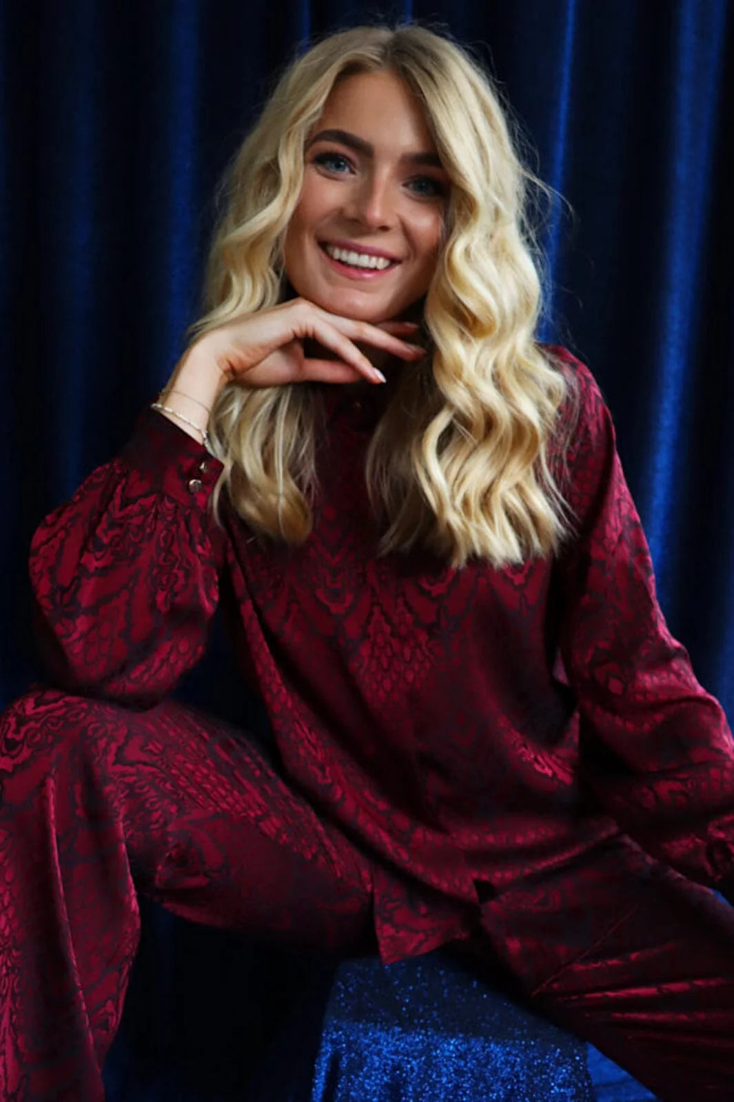 Lala Ls Shirt 21529 vinrød