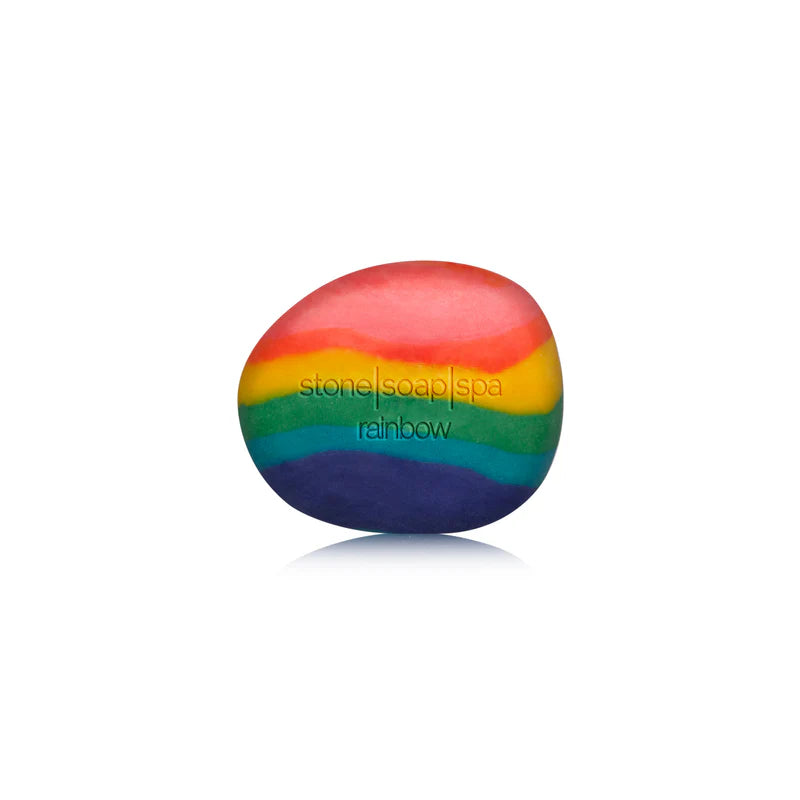 Stone Soaps: Rainbow soap
