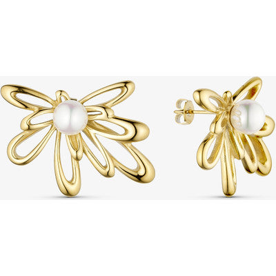 wolff jewlwry; Sun Pearl Earring