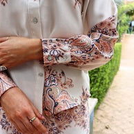 22341 WENNISE LS SHIRT-creme