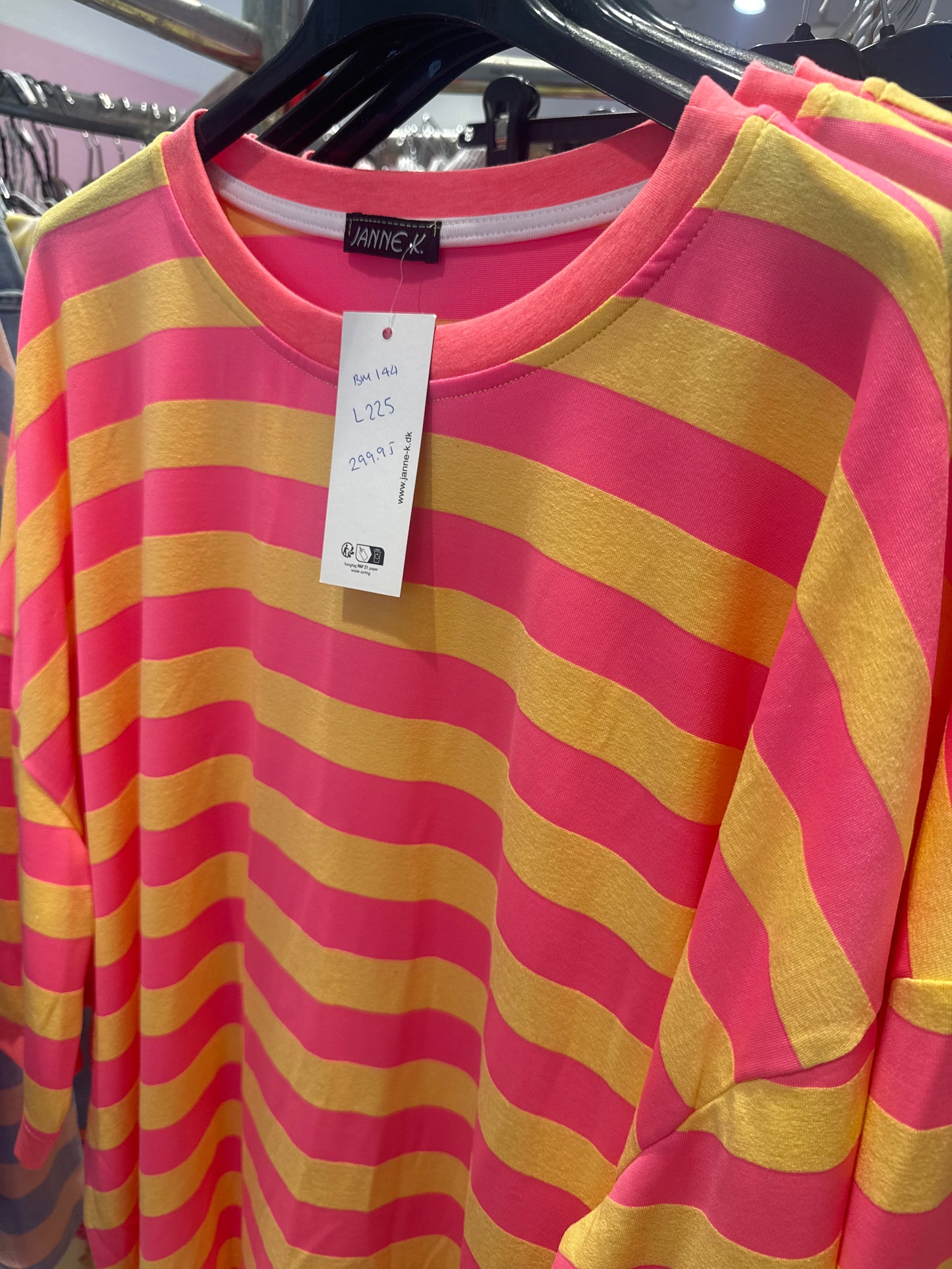 L225 stribet tshirt bm 144