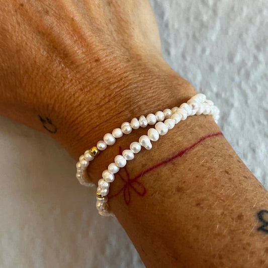 Szhirley  #Pearlstring armbånd