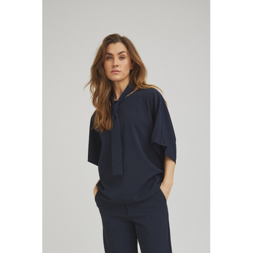 Irka Blouse - Dark Marine
