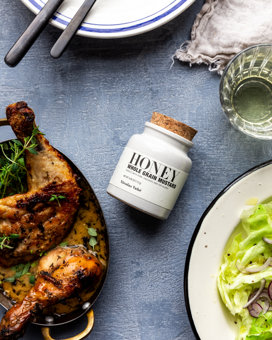 NV Mustard, Honey & whole grain, 115 g