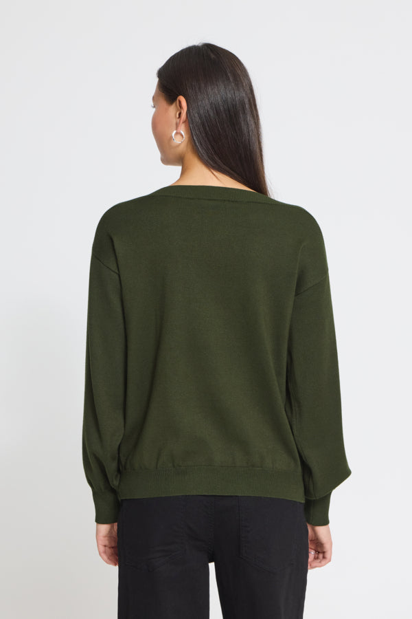 IHLULS BOAT NECK LS