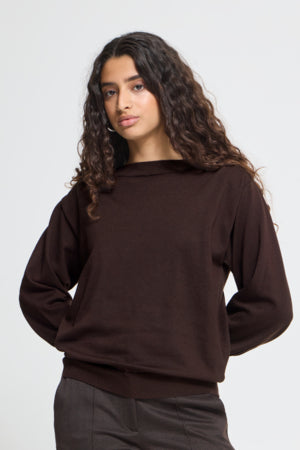 IHLULS BOAT NECK LS