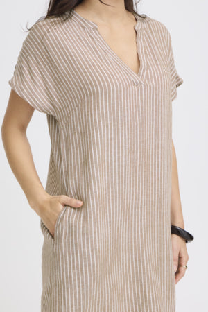 BYFALAKKA V NECK DRESS