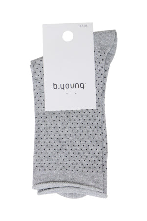 BAWLI GLITTER SOCKS Grey Dots Sock