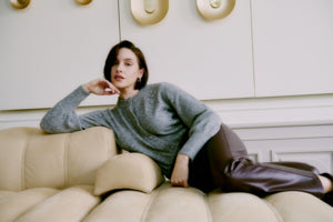 BYOMEA RHINESTONE CARDIGAN