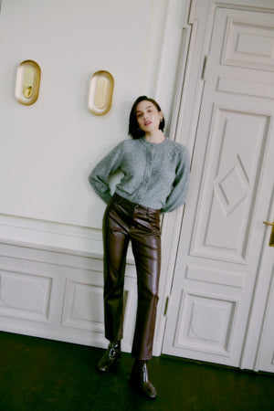 BYOMEA RHINESTONE CARDIGAN