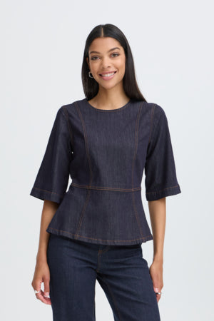 BYKANEA PEPLUM BLOUSE