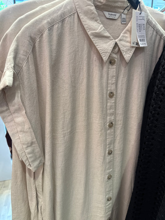BYFALAKKA SS SHIRT DRESS-Rainy Day Melan