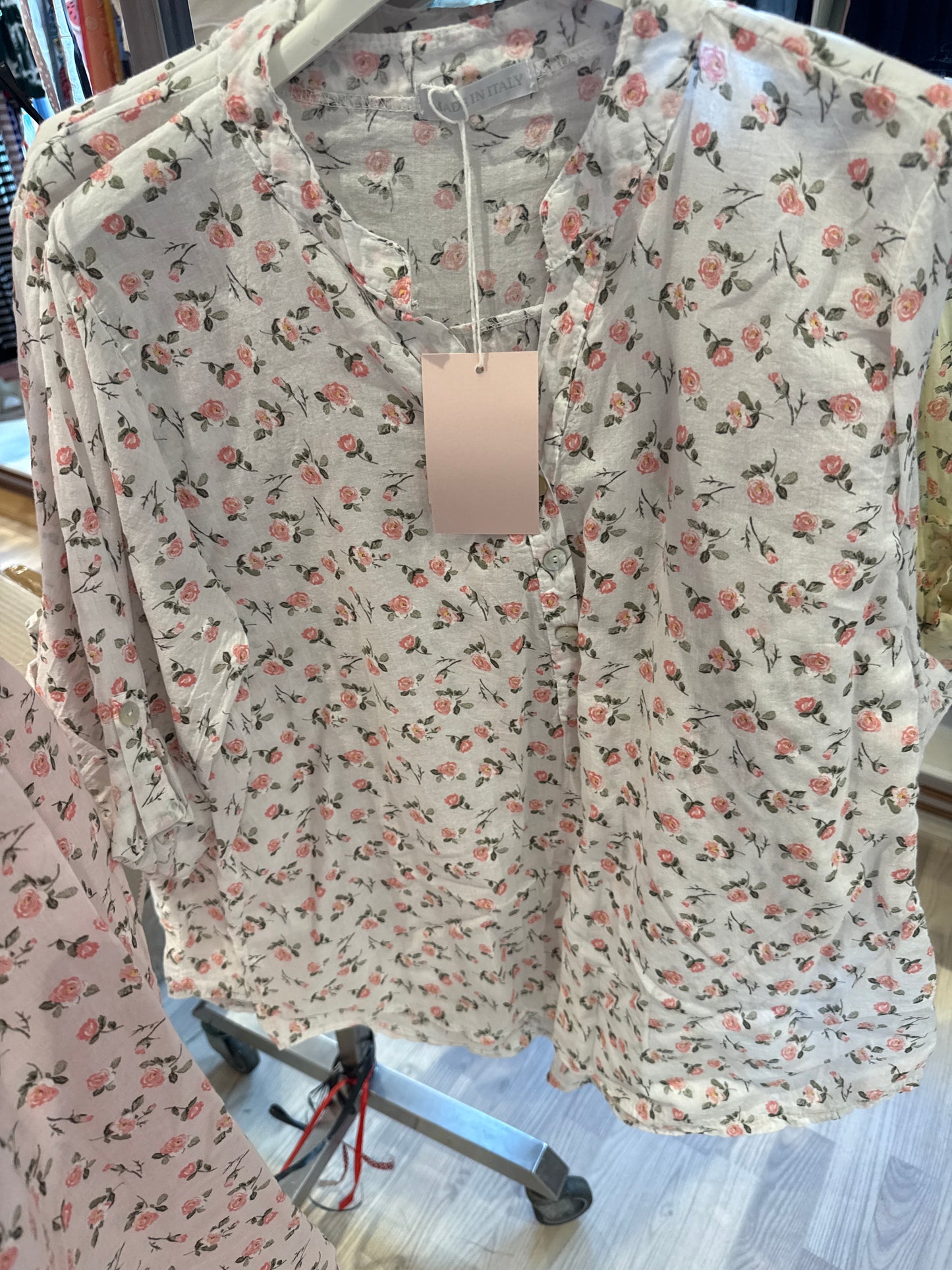 l373 bluse med rose bm 110