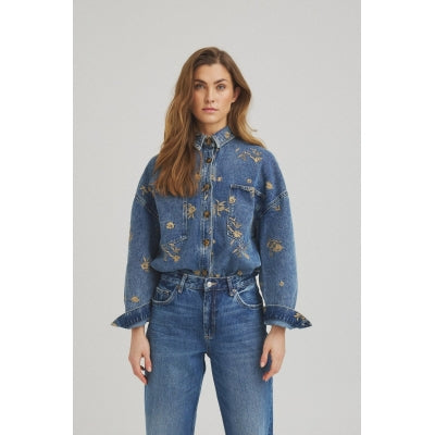 Allydia Shirt - Faded Denim