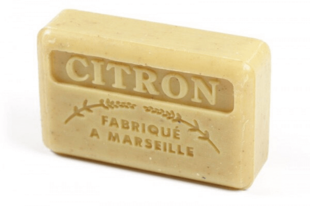 125 g fransk sæbe med knust citron