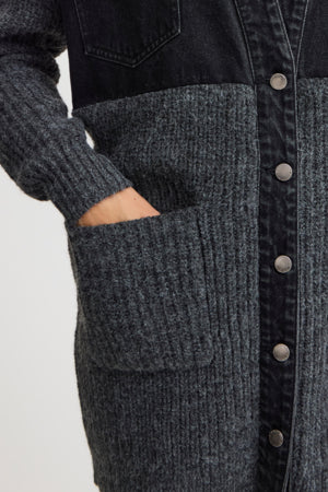 PZANKE Mix fabric Cardigan