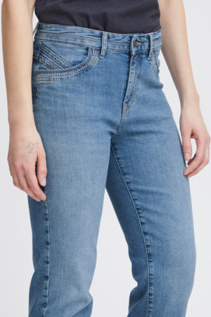 PZKENYA HW Jeans Straight Leg