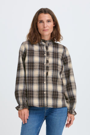 PZKAMMA LS FRILL SHIRT