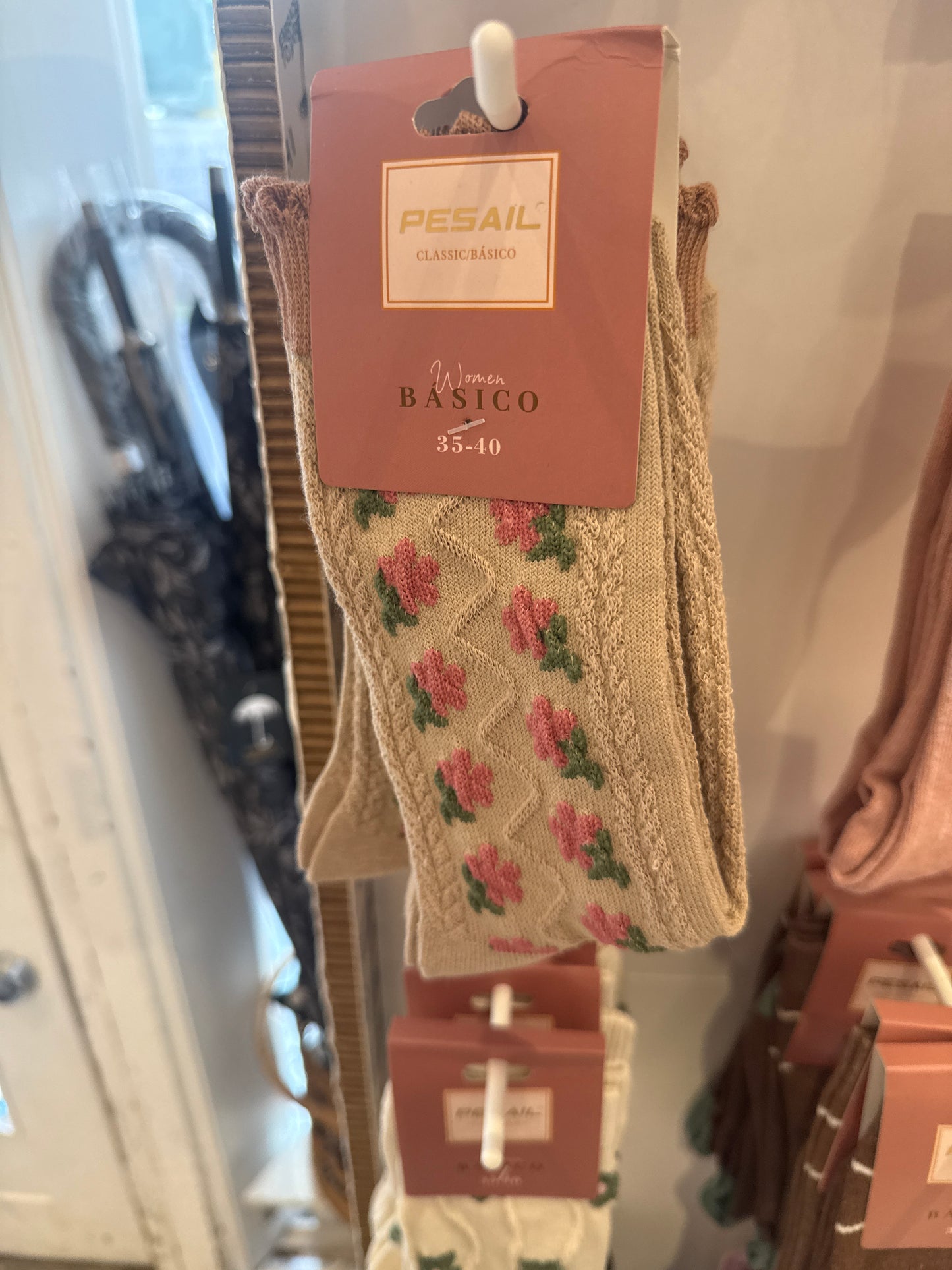Presail blomster strømper