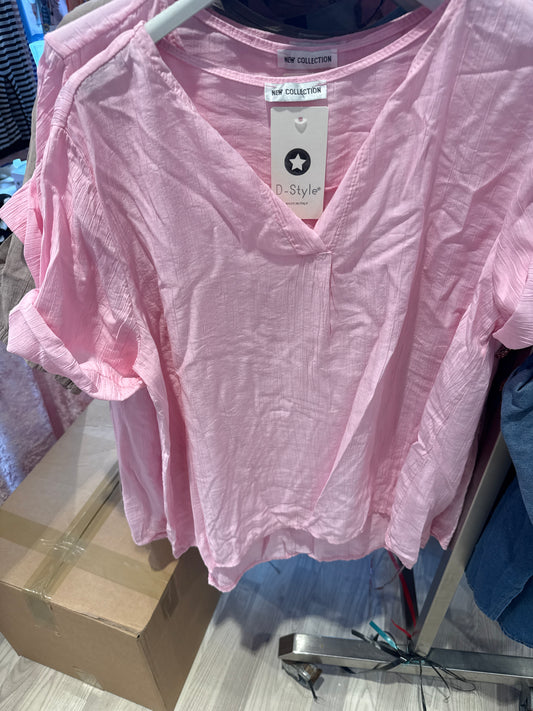 l320 T-shirt ensfarvet