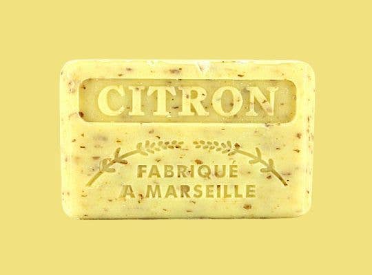 125 g fransk sæbe med knust citron