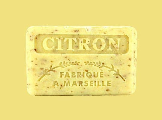 125 g fransk sæbe med knust citron
