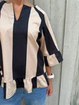 Striped Shirt - Beige/Black 868126