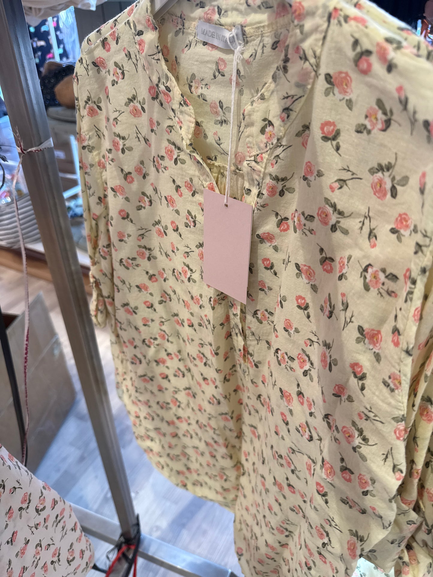 l373 bluse med rose bm 110