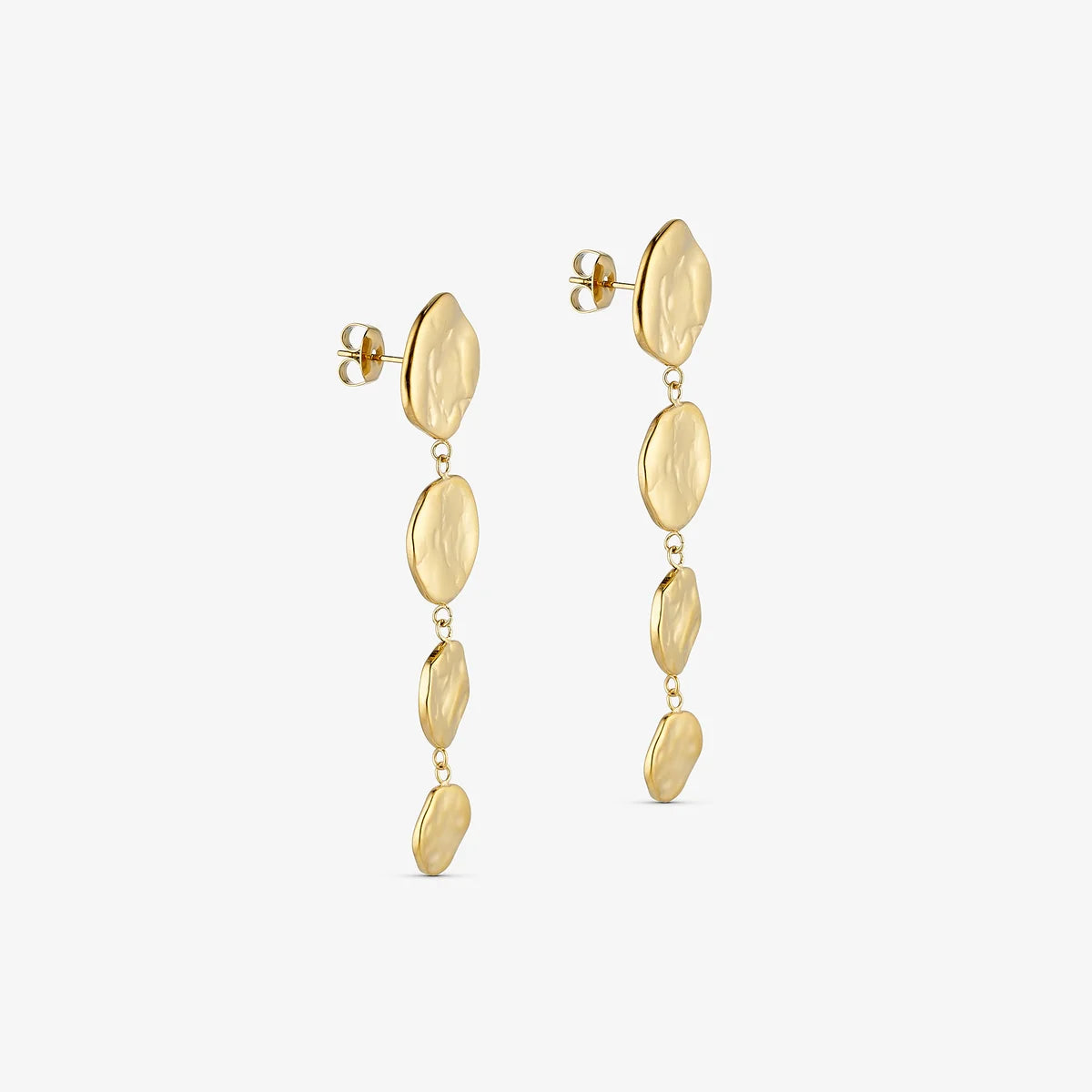 Bastic Earrings - 18 karat guldbelagt