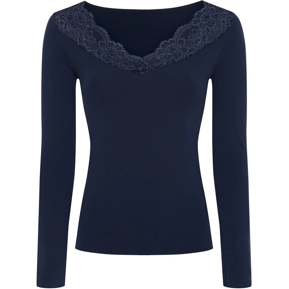 Belen v-lace Top LS