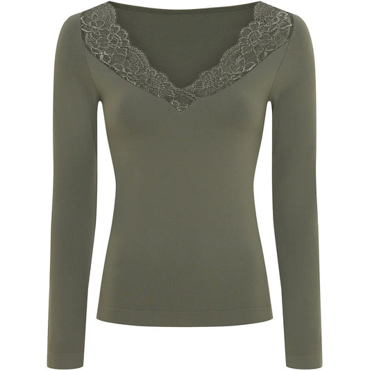 Belen v-lace Top LS