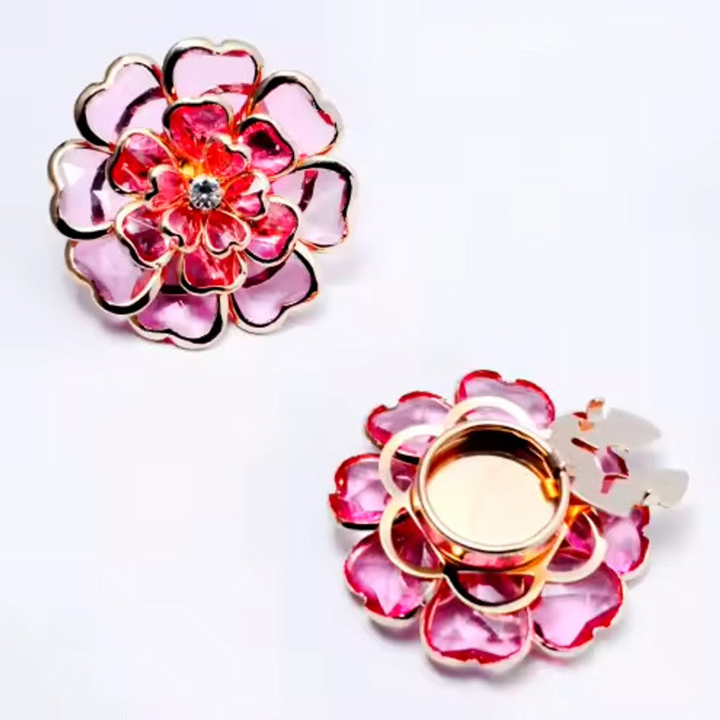 Wolff jewlery: Button Cover - Big Flower