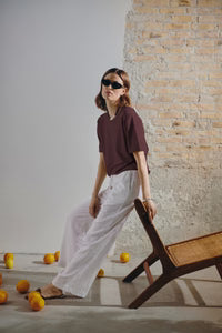 FQROSE-PULLOVER rund hals