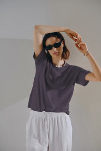 FQROSE-PULLOVER rund hals