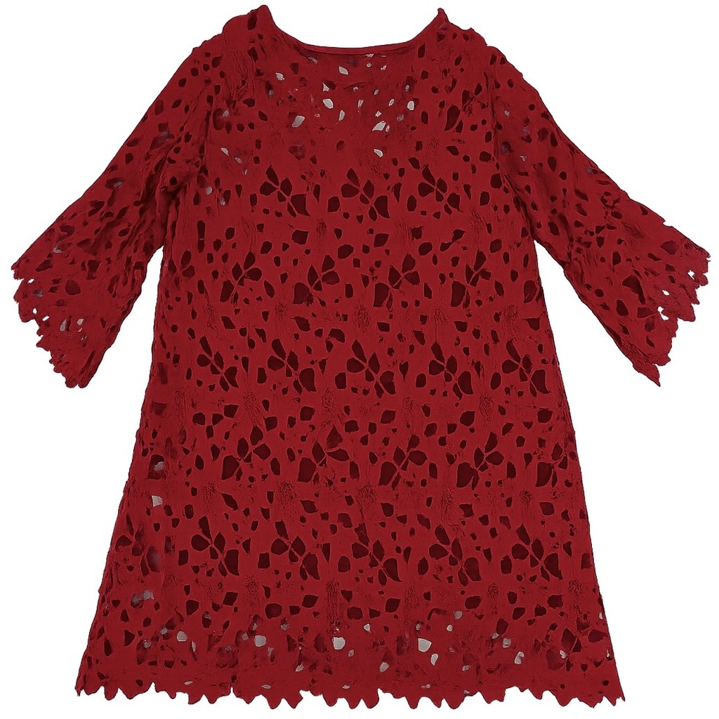 Peach Lace Dress