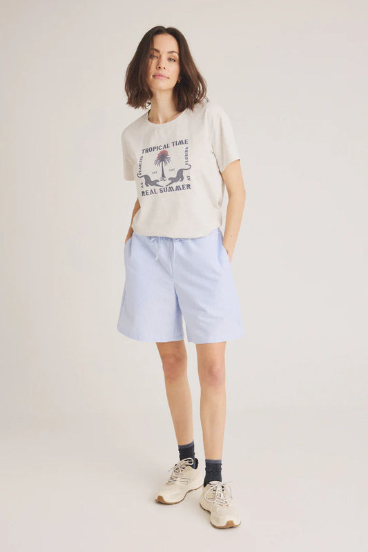 Elilisho Shorts - Brunnera Blue