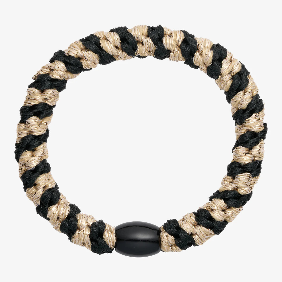 Hair boble - stribet gold